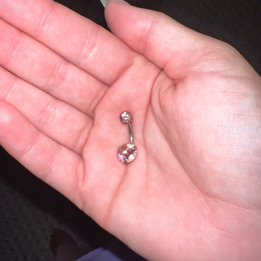 Pink belly ring - Picture 2 of 2